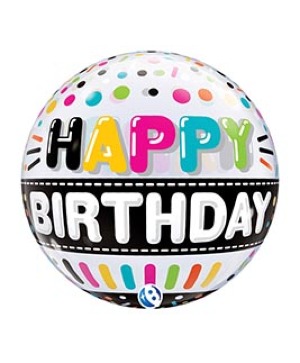 22" Birthday Bubble Balloons