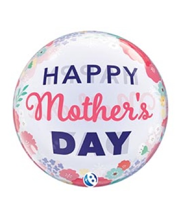 22" Happy Mother's Day Bubble Balloons in Anadarko, OK | BENNETT GIRLS GIFT STUDIO