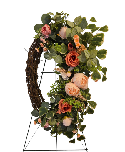 22" Oval Silk Wreath 