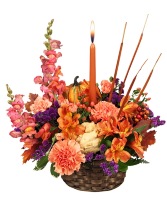 FRUITFUL FALL Basket Arrangement