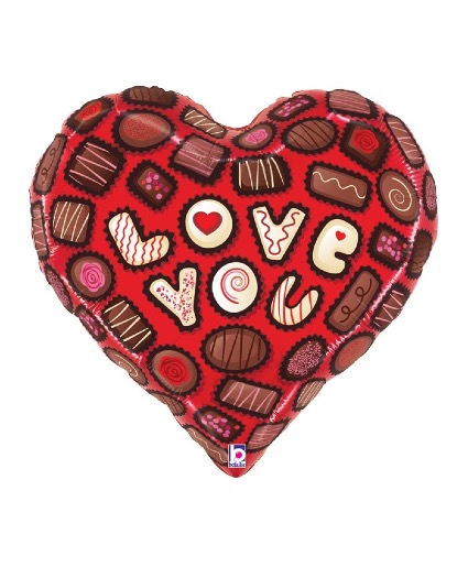 23” love you chocolates balloon 