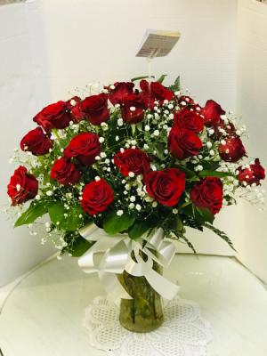 24 Long Stem Red Roses Roses 