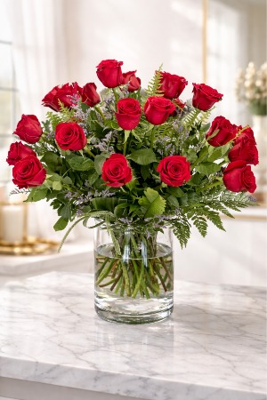 Eterno Romance - Arreglo Premium de 24 Rosas Rojas Arrangement