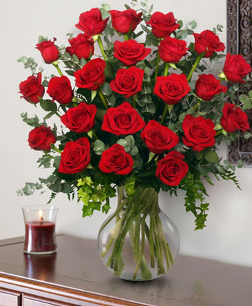 24 Radiant Roses Lifestyle Arrangement in Schertz, TX | KAREN'S HOUSE OF FLOWERS & CUSTOM CREATIONS