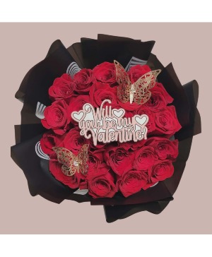 24 Red Rose  bouquet 