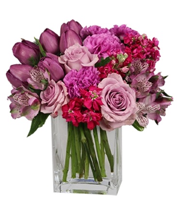 Precious Purples Arrangement in West Hills, CA | RAMBLING ROSE FLORIST