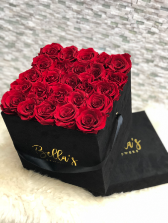 Square Box- Eternity Roses Roses that last a year