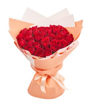 3 Dozen Roses (36) Wrapped with filler 