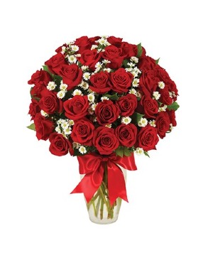 3 Dozen Roses - Red 