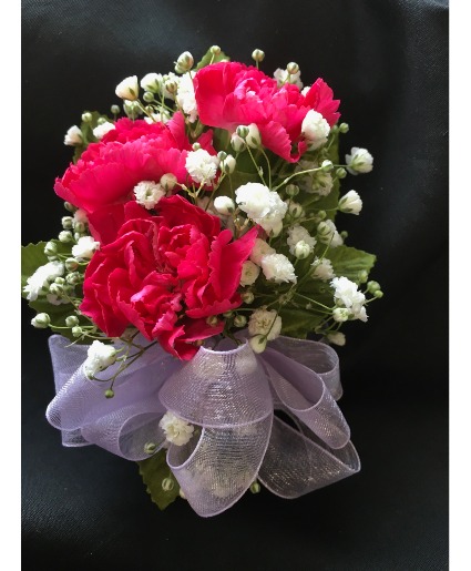 3 Mini Carnation  Corsage