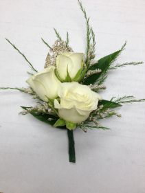3 mini rose boutonier 