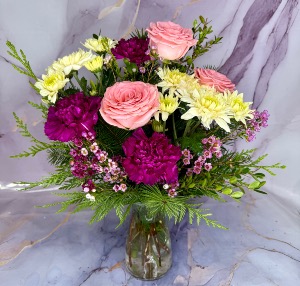 3 of Hearts Assorted mid size vase
