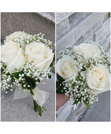 3 Rose Prom Posy Bqt Choose Your Color $29.99