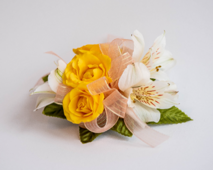 3 Spray Rose with 3 Alstromeria Corsage 