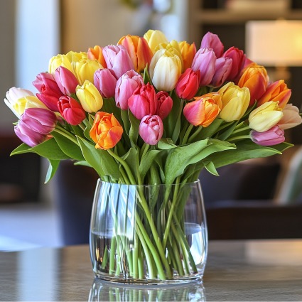 30 Tulips assorted  