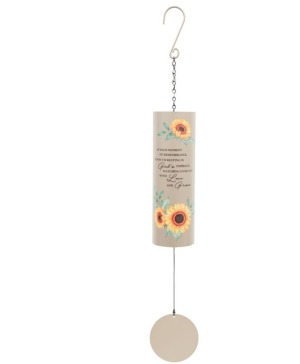 36" Love & Grace Cylinder Sonnet Sympathy Windchime