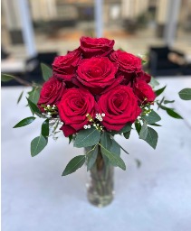 1 Dozen Long Stem Ecuadorian Red Roses  