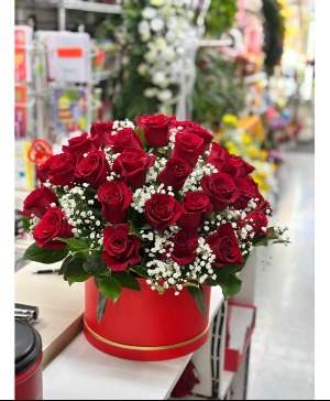 36 rose box Box arrangement