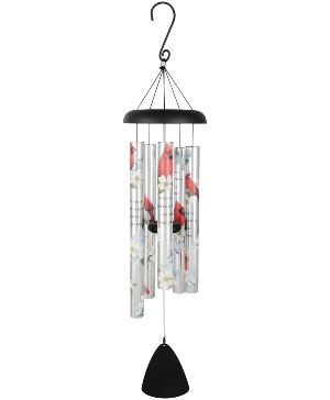 38" Cardinal Appear Wind Chime