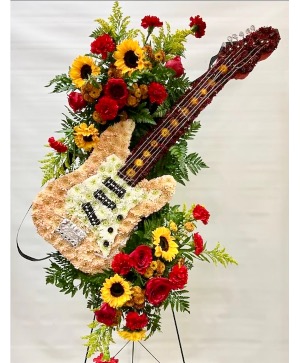 36” Guitar Foam on Easel