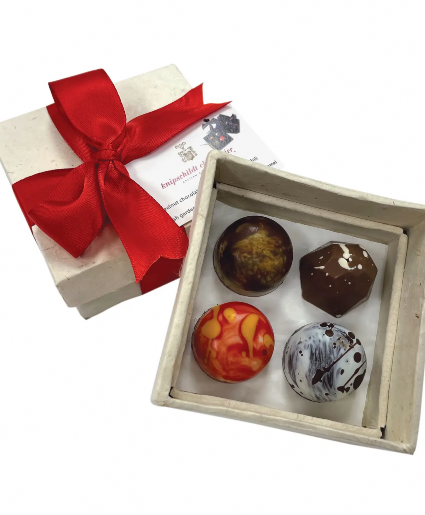 4 Piece Gourmet Chocolate Box  