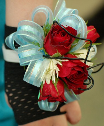 Red Roses Prom Corsage Prom Flowers in Albany, NY | Ambiance Florals & Events