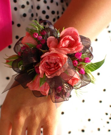 Pink Roses Prom Corsage Prom Flowers in Albany, NY | Ambiance Florals & Events