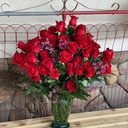 50 red roses Fresh Roses