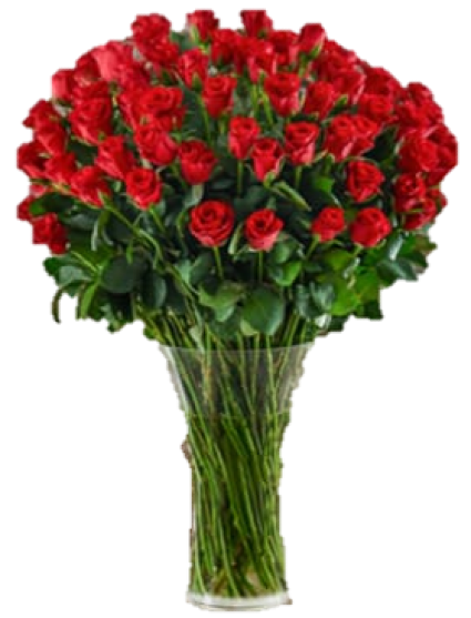 50 Red Rose Arrangement 
