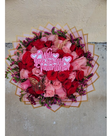 50 rose bouquet ramo