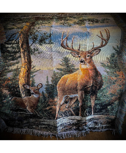 Deers 50” x 60” Tapestry Throw