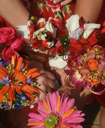Array of Prom Corsages Prom Flowers