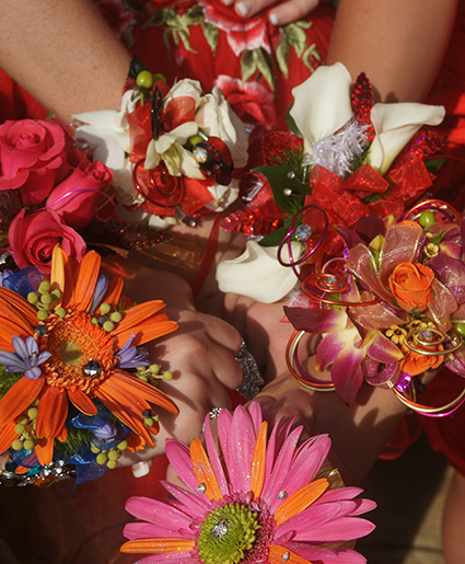 Array of Prom Corsages Prom Flowers