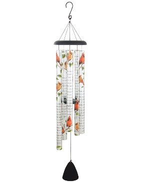 55" Cardinal Sonnet Chime Sympathy Windchime