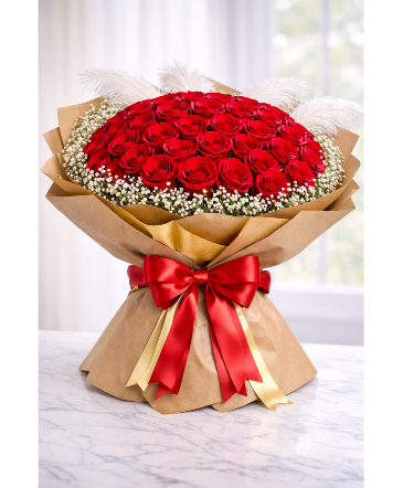 5O ROSE RAMO BUCHON RAMO BUCHON  in Santa Barbara, CA | Lily's Flowers And Fruity Florets