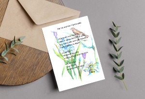 5x7 Sympathy Greeting Card Cards by The B Nest Studios