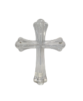 6.5" Tall Crystal Cross keepsake