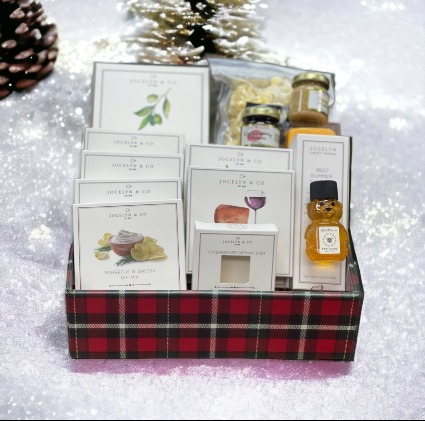 Gourmet Dipping Snack Basket Gift Box
