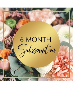 6 MONTH PLAN FLOWER SUBSCRIPTION Seasonal