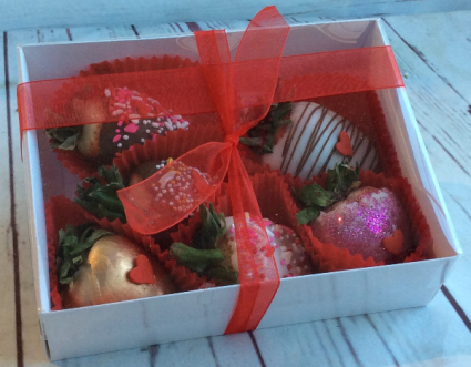 6 Pack Chocolate Covered Strawberries Only available for delivery 02/13-14 or until sold out. Add on to any order