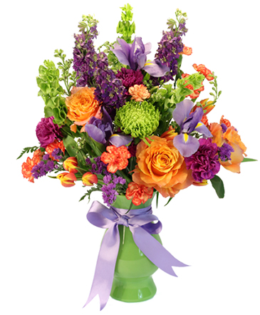 Blooming with Color Vase Arrangement  in Terrace Bay, ON | STRAWBERRY'S  FLORAL BOUTIQUE