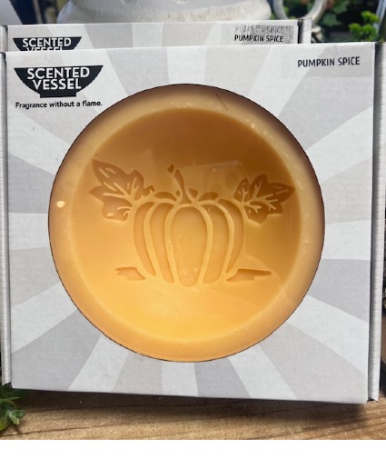 7" Scented Vessel with Stand Pumpkin Spice