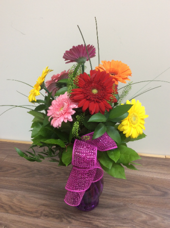 Sunny Days Gerbera Arrangement  Fresh Flowers