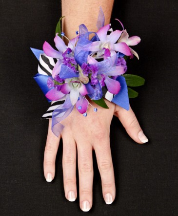 POSH PURPLE ORCHIDS Prom Corsage in Albany, NY | Ambiance Florals & Events