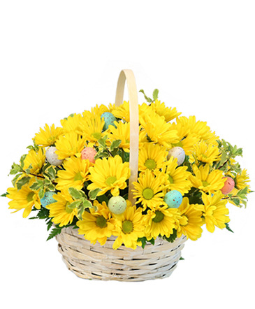 Easter Egg-spression Basket Arrangement in Andalusia, AL | ANDALUSIA FLOWER & GIFT SHOP