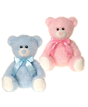 9" Bears with Ribbon Stuffed Animal 