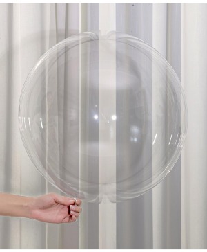  9ich ,12,& 18inch Clear Boba Helium  Balloons