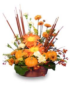 DELTA HARVEST SUNSET Floral Arrangement in Dunnellon, FL | Blue Creek Florist Dunnellon