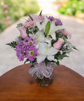 Pretty Lavender and Pink Bouquet FHF-E999 