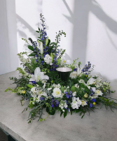 Blue and White Lush Urn Ring FS-979  